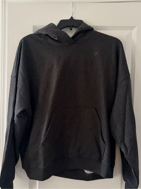 Gymshark Women's Dark Grey Pullover Hoodie